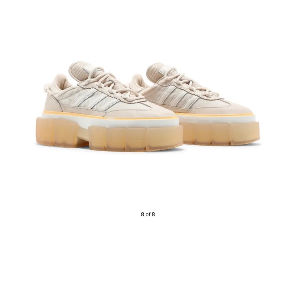 Women's Cream Platform Sneakers